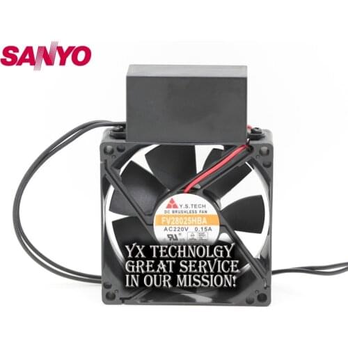 For SANYO New FV28025HBA 8025 80mm 220V 0.15A AC condenser cooling fan with fan for Wonsan 80*80*25mm