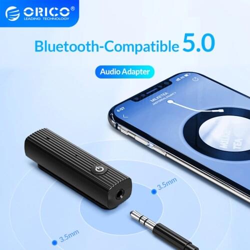 ORICO Wireless Bluetooth 5.0 Receiver Audio Adapter for 3.5mm AUX Adapter Headphone Speaker Music USB Mini Bluetooth Receiver