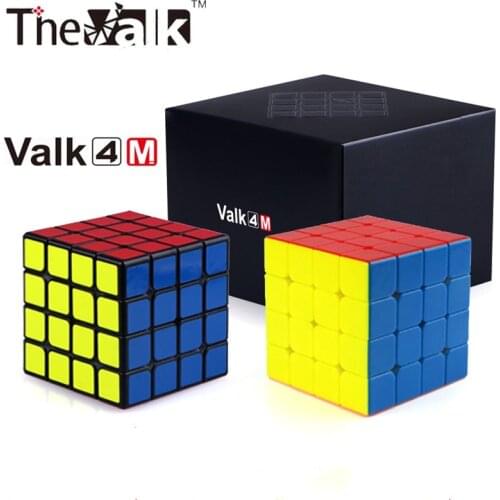 Qiyi Valk4M 4x4x4 Magnetic Cube 4x4 Speed magic Speed Cube Strong Magnet Cubo Magico Valk 4 Magnets Puzzle Children Toys