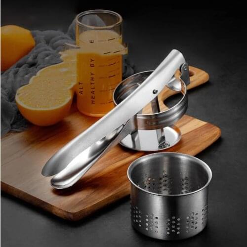 Vegetable Fruit Manual Juicer Stainless Steel Squeezer Juicer Orange Lemon Cane Juice Fresh Fruit Vegetable Squeezing Water