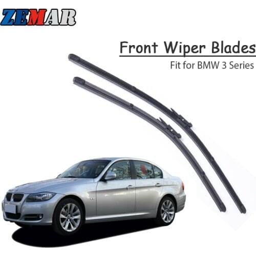 ZEMAR Windscreen Front Wiper Blades for BMW E46 E90 E91 E92 E93 E36 F30 F31 F34 318i 320i 323i 325i 328i 318d 320d M Accessories