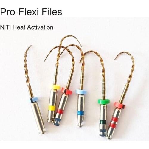 Dental 4 taper rotary files endodontic files rotary Files for Root Canal 21/25mm flexible files nickel titanium heat activation