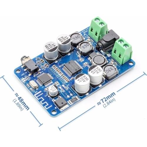 TDA7492P Bluetooth 4.0 V4.0 V2.1 Audio Receiver Amplifier Board Module With AUX Interface 2*25W Drive Speaker AUX Interface