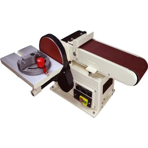 220V 500W Vertical Sanding Belt Sanding Machine Small Desktop Sanding Machine Woodworking Sanding Belt Sanding Machine