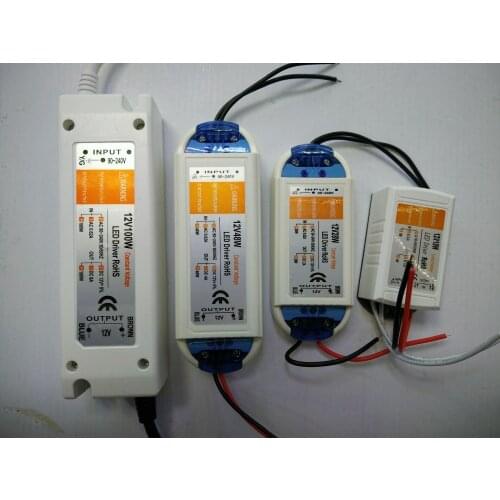 High Quality DC 12V 18W/28W/48W/75W/100W Power Supply LED Driver Adapter Transformer Switch For LED Strip LED Light Bulb