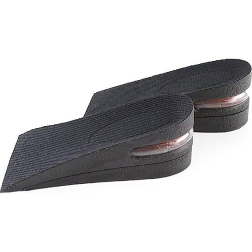 1 Pair Invisible Height Increased Insoles Heel Pads Orthopedic Insoles Soft Anti-slip Foot Insoles 5cm Lift Insole Dress In Sock