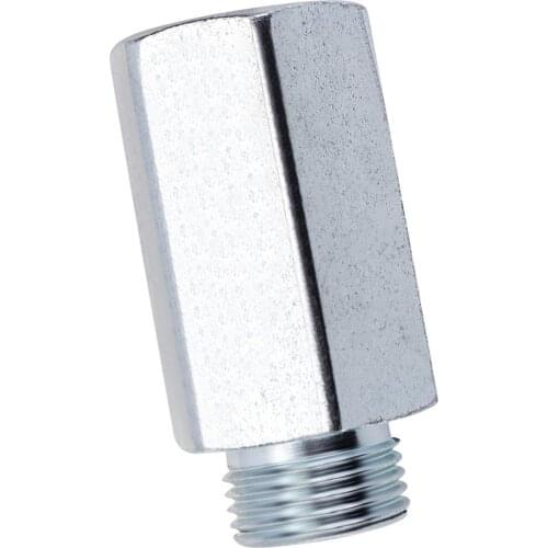 1PCS Car Stainless Steel M18x1.5 O2 Oxygen Sensor Extender Spacer for Decat Hydrogen O2 Extender Spacer Extender Adapter Fitting