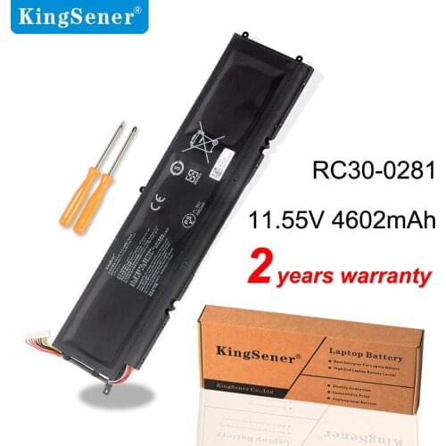 Kingsener RC30-0281 Laptop Battery for Razer Blade Stealth 13 2018 2019 GTX 1650 Max-Q RZ09-03102E52-R3U1 RZ09-02812E71 4602mAh