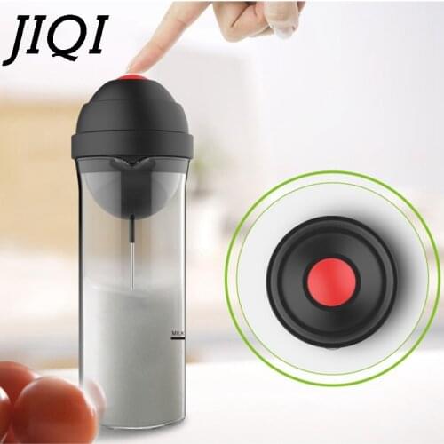 JIQI Household automatic electric Blenders portable Fancy coffee Milk Foam Frother Maker bubble machine