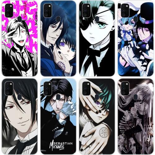 Anime Black Butler Cat Case for Samsung Galaxy M11 M10S M01 M21 M31S M51 A01 J2 Core A21 A42 A6 A8 Plus J6 Plus A7 2018 Cover