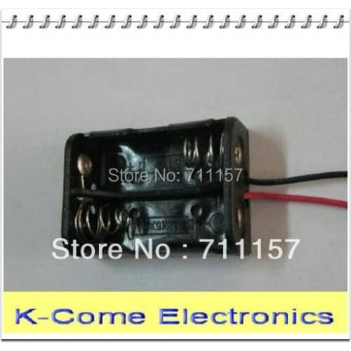 24V 2 x 23a Battery Holder With Lead / Wire For 2*23A A23 Battery Clip Holder Cell Box Case Free Shipping
