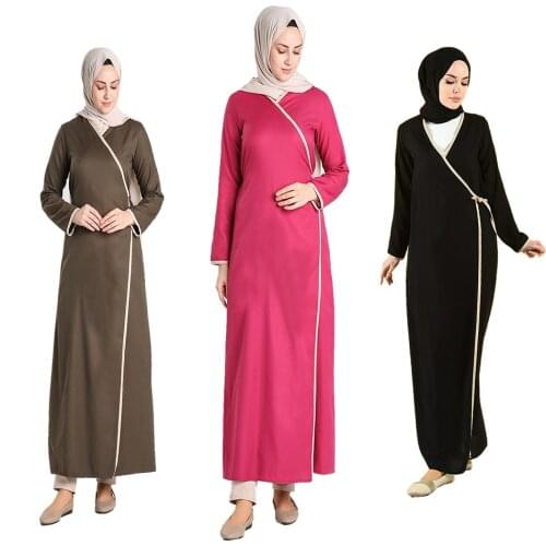 Eid Muslim Women Hijab Dress Prayer Garment Jilbab Abaya Long Khimar Full Cover Ramadan Gown Abayas Islamic Clothes Niqab