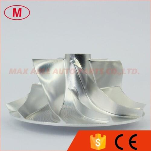 GTA2052V 717697-0003 34.85/52.00mm 5+5 blades high performance turbo milling/aluminum 2618/billet compressor wheel