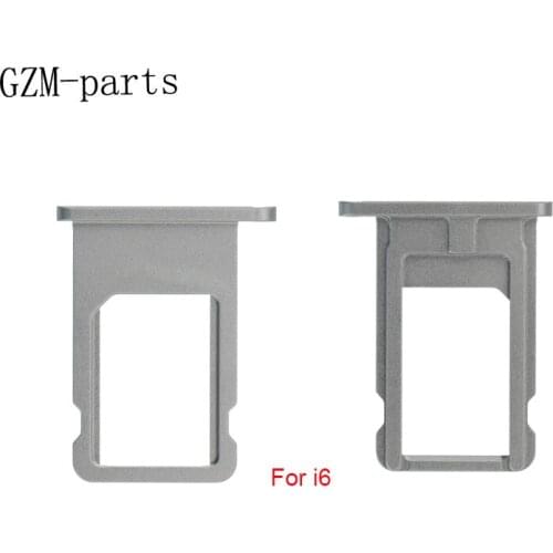 GZM-parts 3pcs/lot For Nano SIM Card Holder Tray Slot Replacement Part SIM Card Holder Adapter Socket for iPhone 6 6 Plus