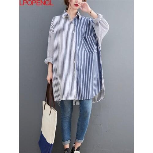 Женские рубашки оверсайз LPOPENGL China At AliExpress