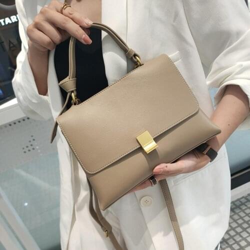New 2020 Fashion Women Top-Handle Bags Genuine Leather Casual Totes Ladies Luxury Handbags Bags Designer Shoulder Bag Women