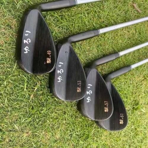 New golf wedges golf Yururi Raw Gekku Forged 49 53 57 61 degree with steel shaft sand wedges golf clubs