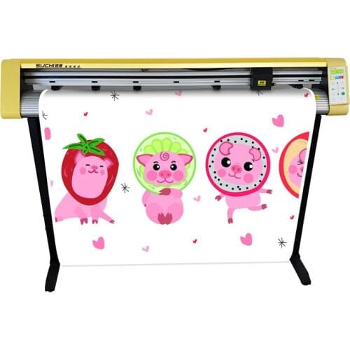 Cutting plotter vinyl cutter paper pattern 1350A contour cutter plotter with laser optical eye