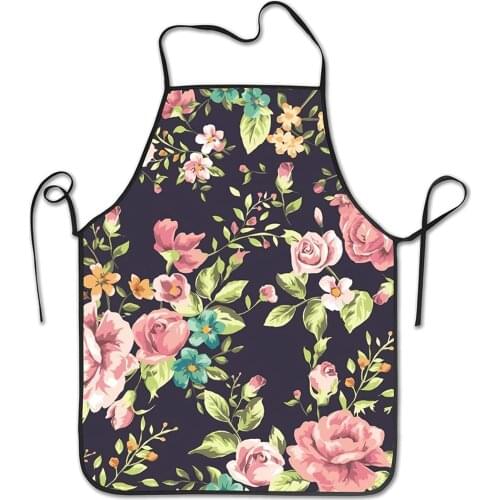 Cute Cartoon Dogs Pattern Kitchen Waterproof Aprons Chef Apron Washable For Women Men Girl Kids Gifts Kitchen Decorations