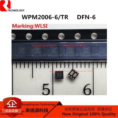 100% New original WPM2006-6/TR WPM2006-6 WPM2006 Marking: WLSI DFN6 Power MOSFET and Schottky Diode