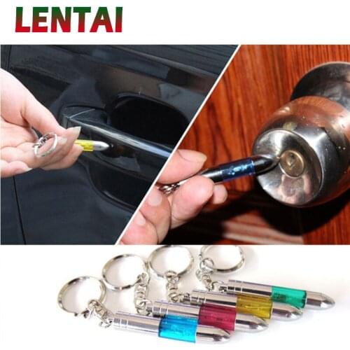 LENTAI 1PC Car Anti Static Keychain Key ring Styling For Seat Leon Ibiza Skoda Rapid Fabia Octavia Yeti Audi A3 A4 B8 B6 B7 A6 C