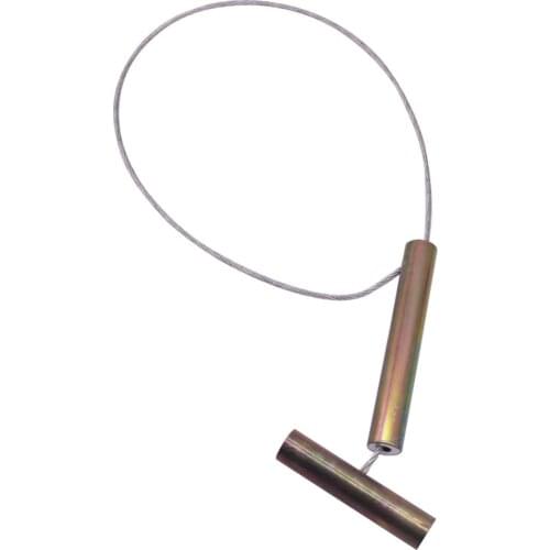 Stainless Steel Wire Catching Pig Lasso Baoding Pig Head Grab Pig Device Pig Equipment Convenient Safety Copper Handle 1 Pcs