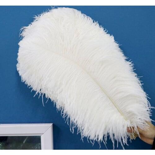 10Pcs/Lot Natural White Ostrich Feathers Plume Crafts DIY Wedding Ostrich Feathers Long Party Christmas Home Decoration 15-70CM