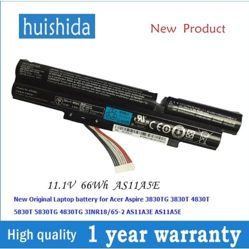 11.1V 66WH AS11B5E New original laptop battery for Acer aspire 5951 5943G 5951G 8950 8951 8943G 8951G series