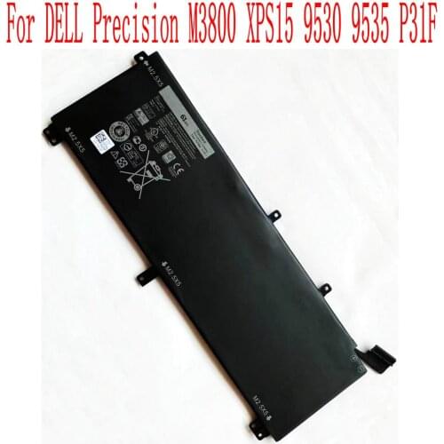 100% Brand new High Quality 61WH/5168mAh DELL TOTRM Battery For DELL Precision M3800 XPS15 9530 9535 P31F Laptop