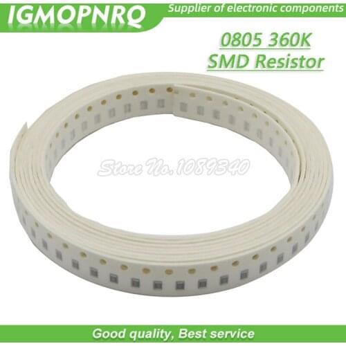 300pcs 0805 SMD Resistor 360K ohm Chip Resistor 1/8W 360K ohms 0805-360K