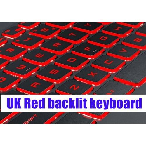 UK red backlit keyboard for MSI GL75 9SC(MS-17E4)/GL75 9SD/GL75 9SE(MS-17E5)