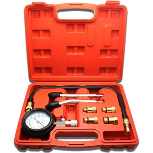 Car Gasoline Engine Compression Tester Auto Petrol Gas Engine Cylinder Automobile Pressure Gauge Test tool