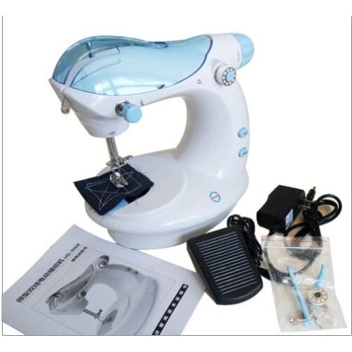 Free shipping Mini domestic sewing machine+1 year quality warranty+whole life technical support with CE,ROHS certificate,veryhot