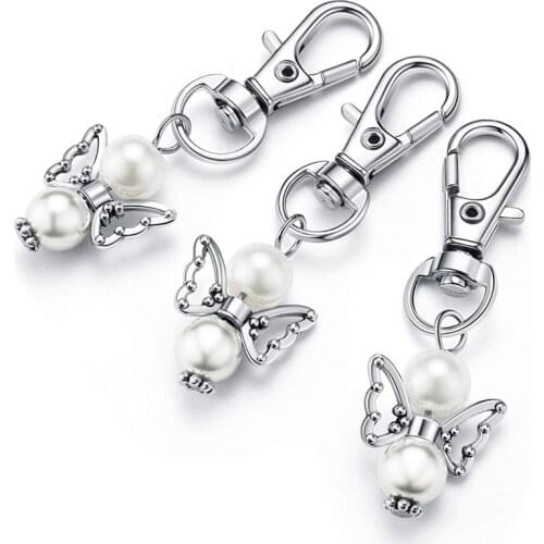 25 Pieces Party Favors Wedding Keychain with Party Favors Christening Christmas Birthday Communion Gift