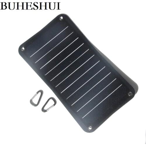 BUHESHUI 10W Semi-flexible Sunpower ETFE Solar Panel Chargr For Mobile Phone/Power Bank Solar Battery Charger Outdoor travel