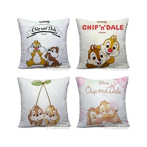 Disney Chip Dale Anime Figures Cartoon Product Cosplay Accessories Customized Pillowcase Pillowslip Pillow Cover Gifts Unisex