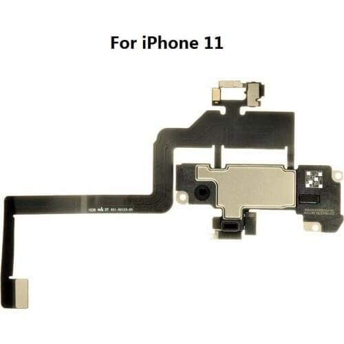 For iPhone X/XS/XR/XS Max/11/11 Pro/11 Pro Max Earpiece Ear Speaker Sensor With Flex Cable Ribbon OEM