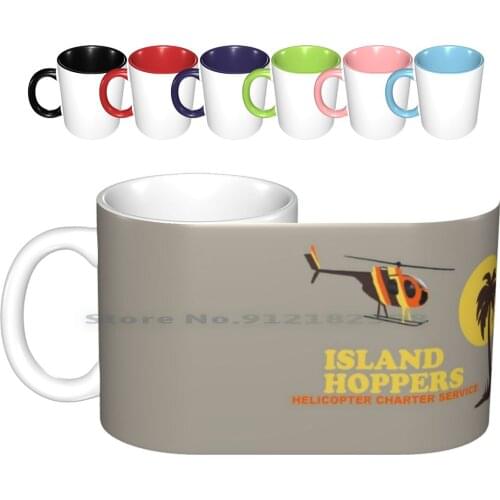 Island Hoppers Ceramic Mugs Coffee Cups Milk Tea Mug Island Hoppers Pi Tom Selleck Tv Series 70s 80s Hawaii Gts Tc Theodor