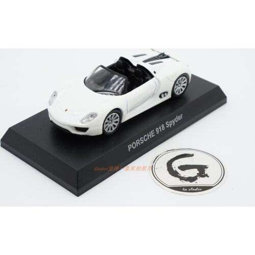 Kyosho 1/64 Porsche 918 Spyder Diecast Collection of Simulation Alloy Car Model Children Toys