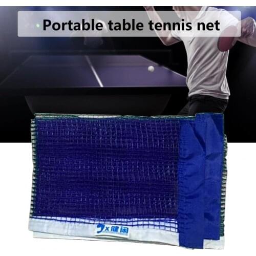 Table Tennis Mesh Nylon Foldable Table Mesh Table Tennis Accessories Wear-resistant Sturdy Table Tennis Net for Racquet Sports