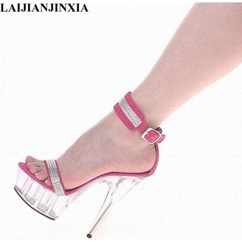 New high heels 15cm Roman shoes, 5cm super night shoes, fancy womens Dance Shoes