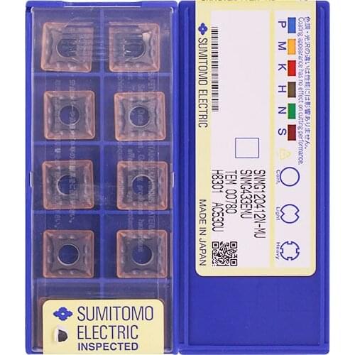 Original Carbide Insert CNC Blade Lathe Tools SNMG120412N For Blade Processing