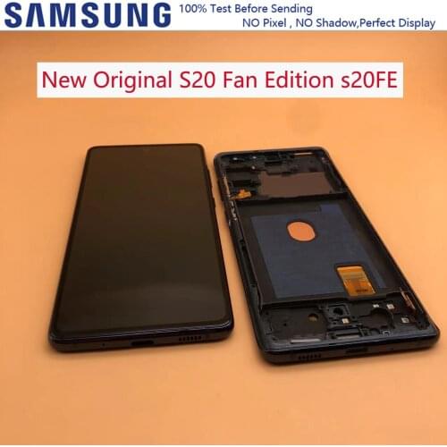 NEW Original LCD Display for SAMSUNG S10e G970 S10 G973 G973F S10 Plus G975 G975F S10+ Full LCD Screen Touch Digitizer Frame