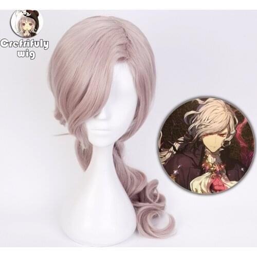 75CM Fate Grand Order Long Wavy Cosplay Wig Synthetic Hair Heat Resistant Costume FGO Pink Taro Color Play Wigs