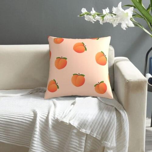 Peach Pattern pattern print Cushion Cover Decorative Pillowcase Chair Seat Square Car Pillow Cover Home Living Textile