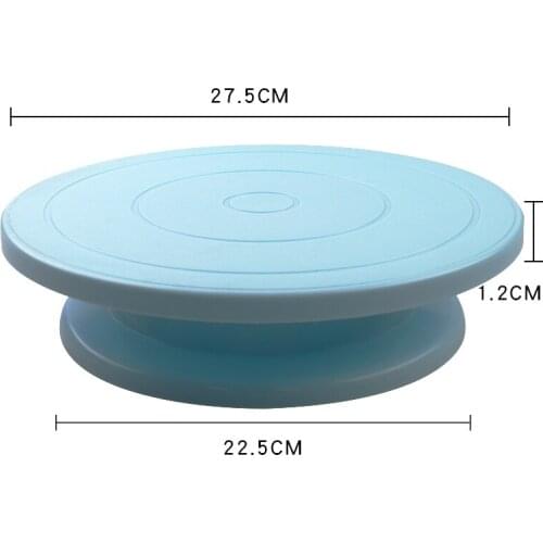 10 Inch Cake Turntable Rotating Anti-skid Round Stand Decorating Tools Rotary Table Kitchen DIY Pan Baking