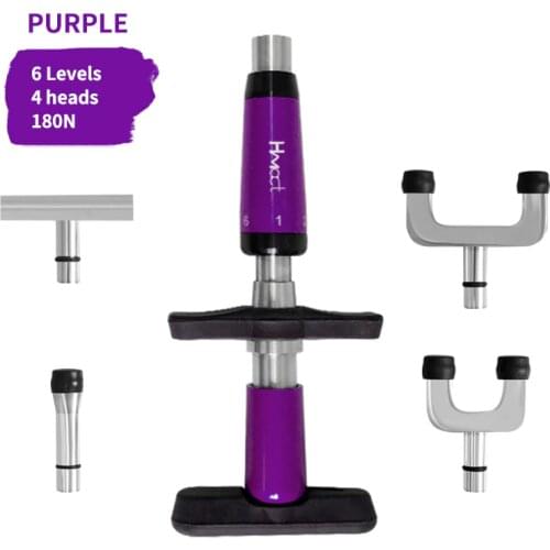 6 Levels Chiropractic Adjustable Tool Spine Back Activator Instrument Mechanic Therapy Adjust Vertebration Body Beauty