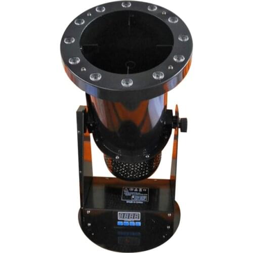 1200W LED DMX Confetti Blower Stage Effect Cannon LED Lights RGB Confetti Machine Disco DJ Party Wedding Show Decoration Remote