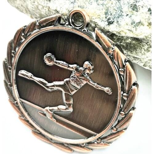 Sports competition medal Medal Throwing The Ball Sports Competition Metal Medal Gold Foil Medal Gold And Silver Bronze School