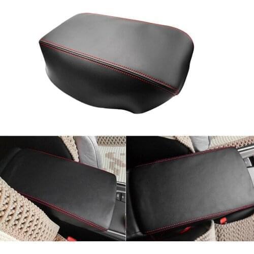Car styling Microfiber Leather Interior Center Console Lid Armrest Box Cover Trim For Honda Accord 10th Gen 2018 2019